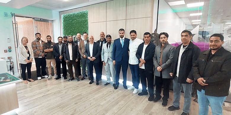 Saudi delegation with Xerox CEO, Steven Bandrowczak